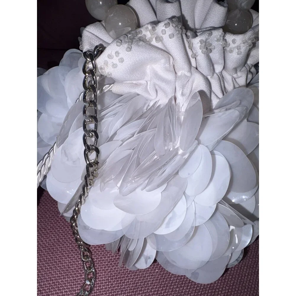 PatBO x REVOLVE x Nannacay Alyssa Bag in White New Womens Clutch Evening